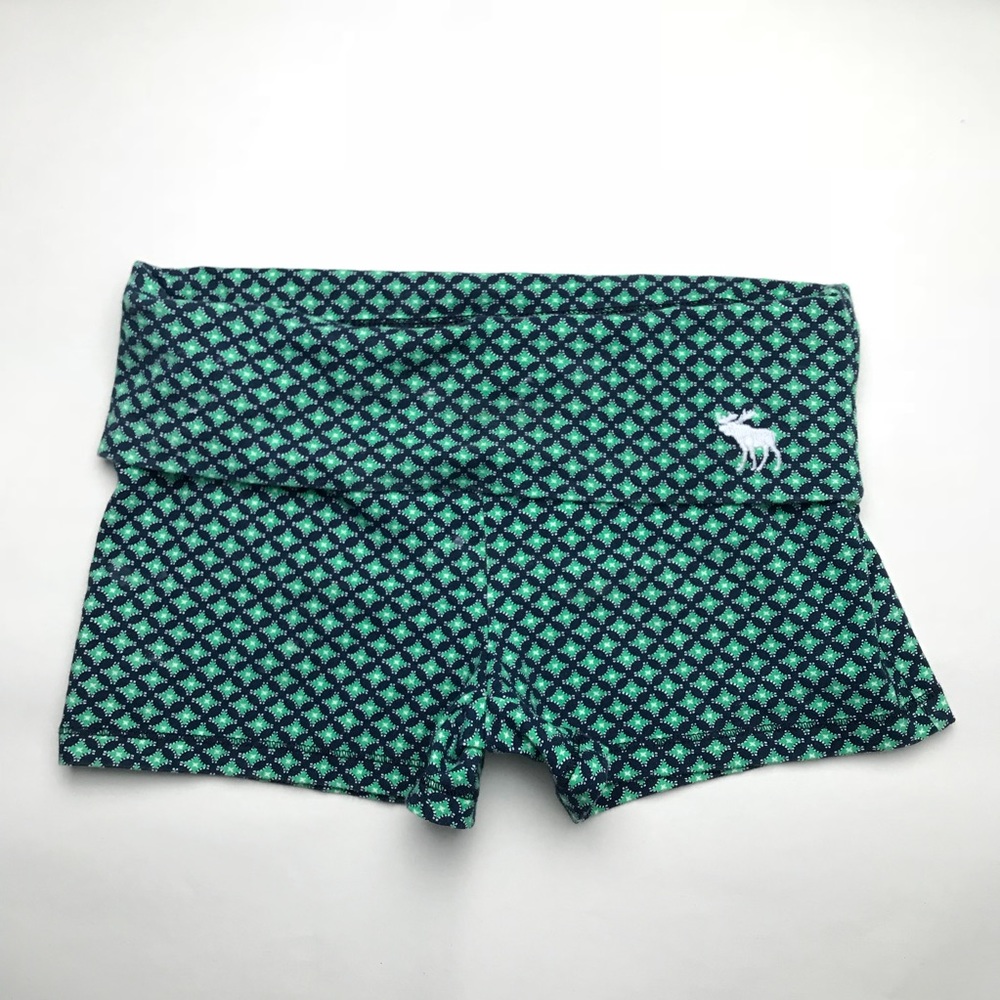 Abercrombie Fold over waistband Stretch Shorts